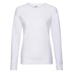 Felpa leggera donna French Terry girocollo raglan F62146