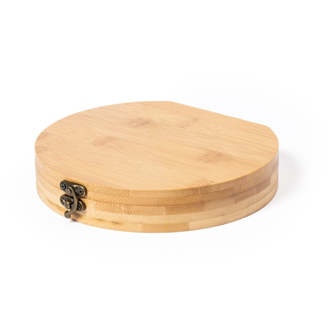 Set utensili con 15 accessori in scatola di bambù 31 20483