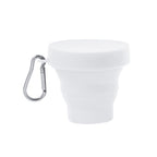 Bicchiere pieghevole silicone con tappo 160ml 31 20702