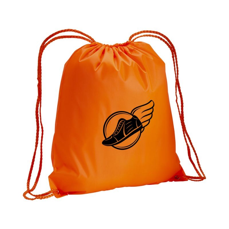 04134 Sacca zaino in poliestere fluo 37x40