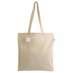 04222 Shopper con soffietto in cotone organico 150gr 38x42x8