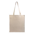 04139NT Borsa cotone naturale 280gr. con soffietto 38x42x8