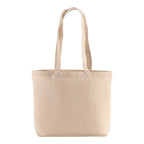 04141NT Borsa in cotone naturale 120gr con soffietto alla base 40x30x10