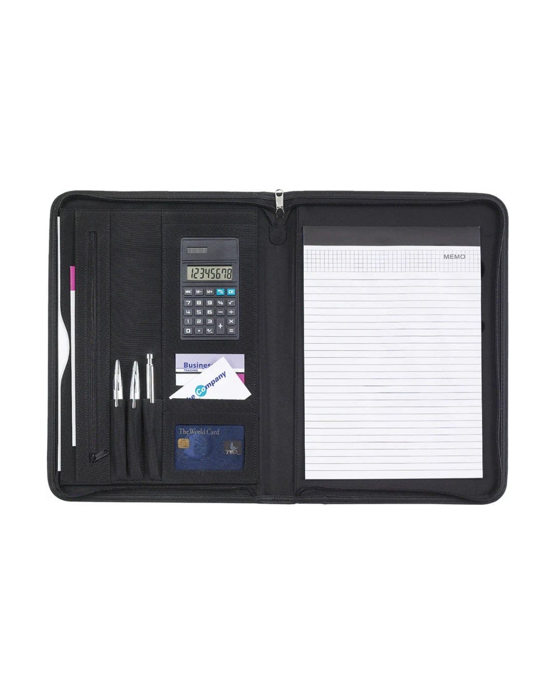 Portablocco personalizzato +/- A4 in microfibra 01515