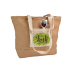 04146 Borsa Juta con soffietto alla base 48x35x15