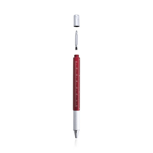 Penna con cacciavite livella e righello 31 4402