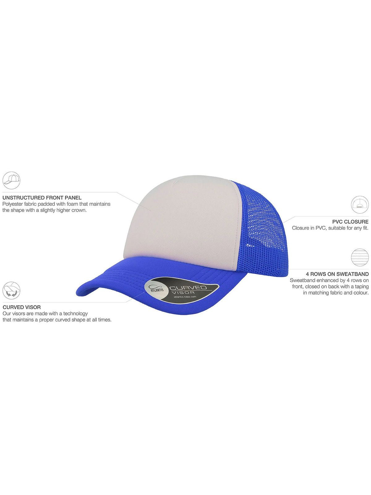 Cappellino Rapper 5 pannelli 03567