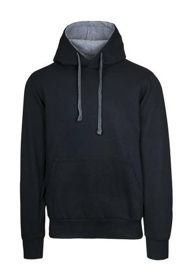 Felpa cappuccio contrasto IT475C