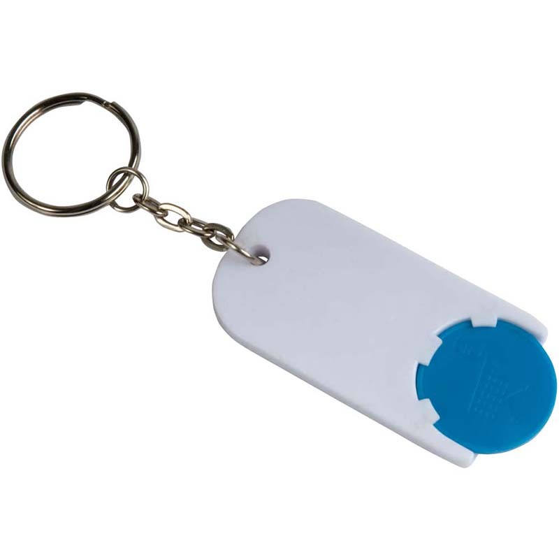 03045 Portachiavi con gettone per carrello