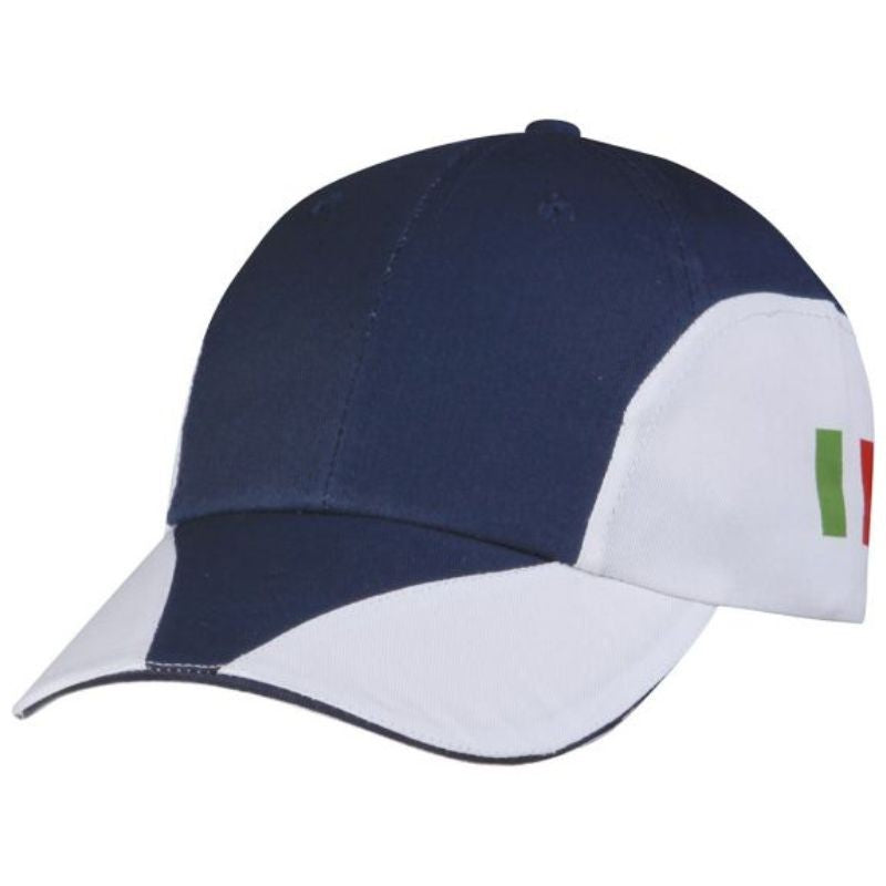 Cappellino 8 pannelli bicolore sandwich 03564