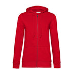 Organic Felpa French Terry donna cappuccio zip lunga CWW36B