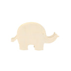 Salvadanaio in legno a forma di animale con 5 cere colorate 05552