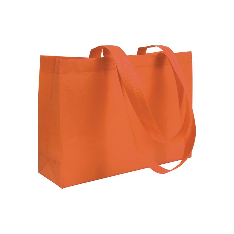 04158 Borsa in TNT termosaldato con soffietto 35x25x10