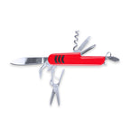Coltellino multiuso colorato acciaio inox 31 4586
