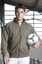 Jacket in felpa french terry zip lunga IT307