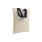 04144 Borsetta cotone 135gr. manici colorati 26x32