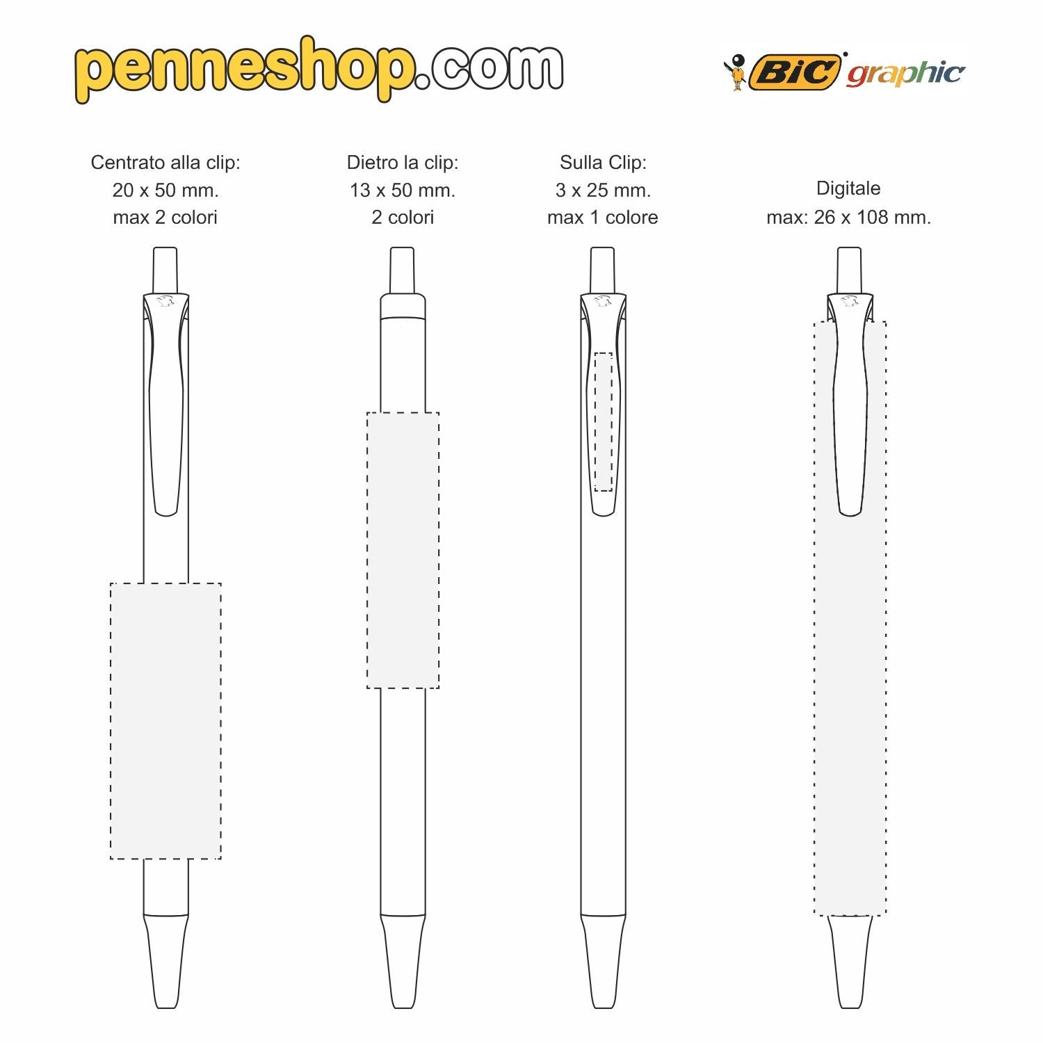 BIC Clic Stic Ecolutions penna a sfera 00204