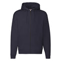 Premium felpa cappuccio zip lunga F62034