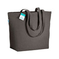 04307 Shopper cotone riciclato 280 gr/mq con soffietto alla base 50x37x17
