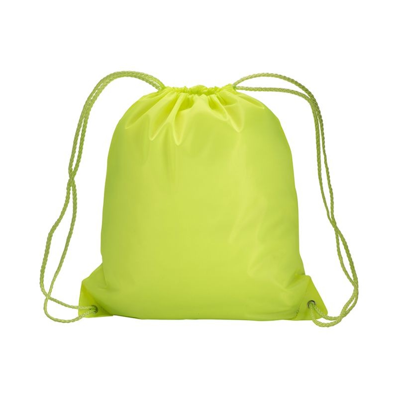 04134 Sacca zaino in poliestere fluo 37x40