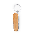 Portachiavi multiutensile legno e acciaio inox 31 21009