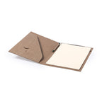 Cartellina in cartone riciclato con blocco e penna 31 5628