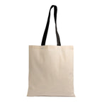 04016 Borsa cotone 140gr con manici colorati 38x42