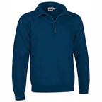 WOOD Felpa mezza zip