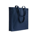 04149 Borsa cotone 250gr con soffietto e chiusura zip 38x42x8
