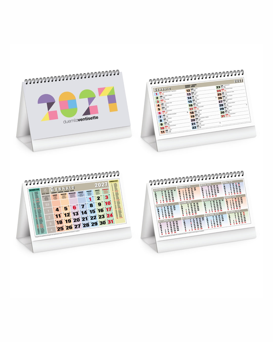 Calendario da tavolo Square table 07515