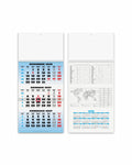 Calendario trittico Spiral 07563