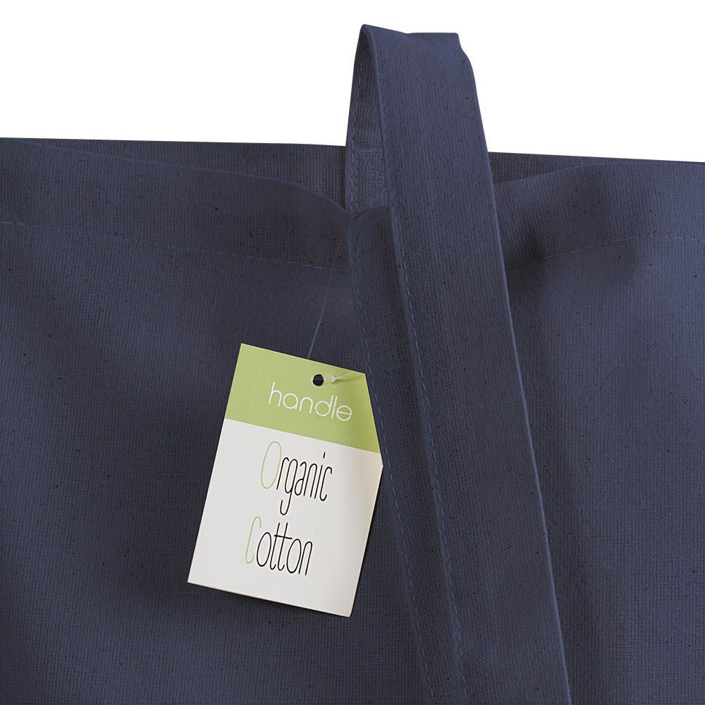 04147 Shopper in cotone organico 140 gr, manici lunghi 38x42