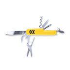 Coltellino multiuso colorato acciaio inox 31 4586
