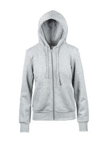 Felpa donna cappuccio zip lunga IT481