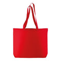 04123 Borsa cotone colorato 135gr con soffietto alla base 50x38x15