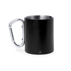 Tazza da viaggio in acciaio inox RICICLATO personalizzata 03092