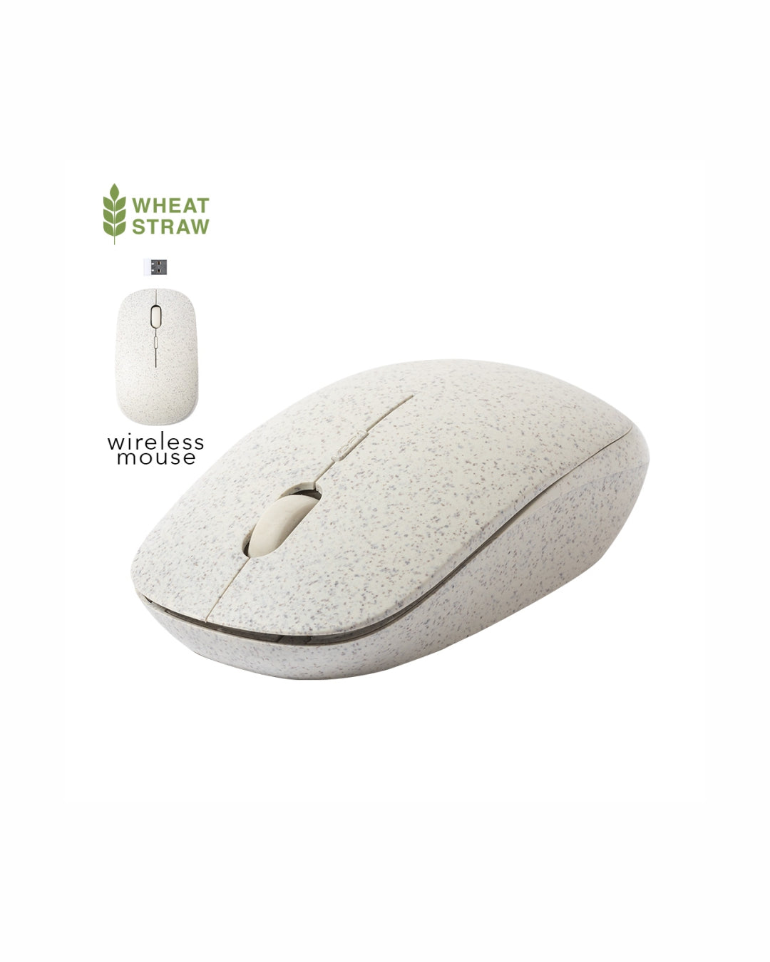 Mouse wireless ergonomico in fibra di grano 31 1198