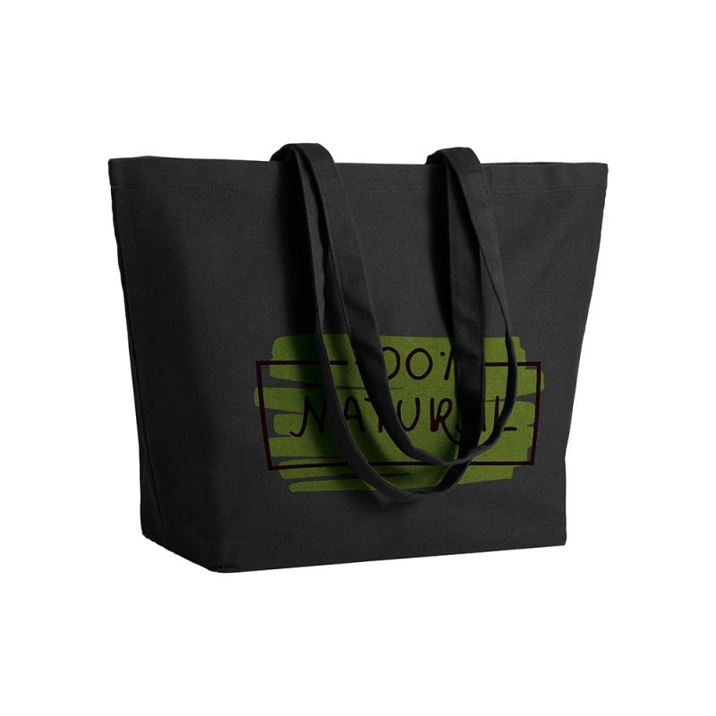 04142 Borsa cotone colorato 280gr con soffietto alla base 50x35x16