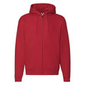 Premium felpa cappuccio zip lunga F62034
