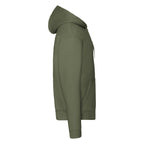 Premium felpa cappuccio zip lunga F62034