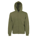 Classic felpa cappuccio zip lunga F62062