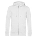 Organic Felpa French Terry cappuccio zip lunga CWU35B