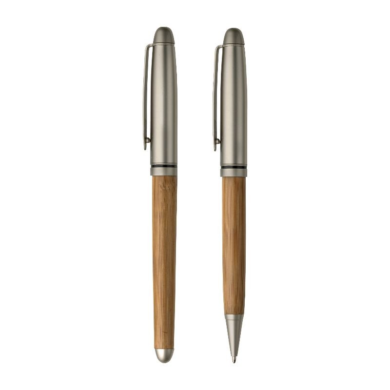 Parure sfera e rollerball bamboo 00311