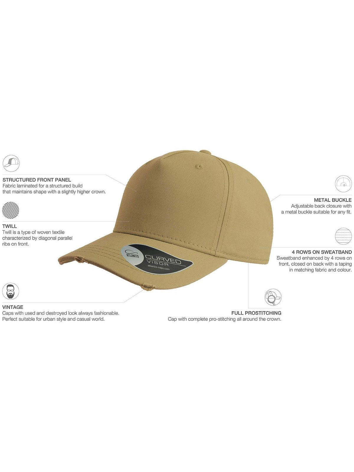 Cappellino Atcarg 5 pannelli 03553