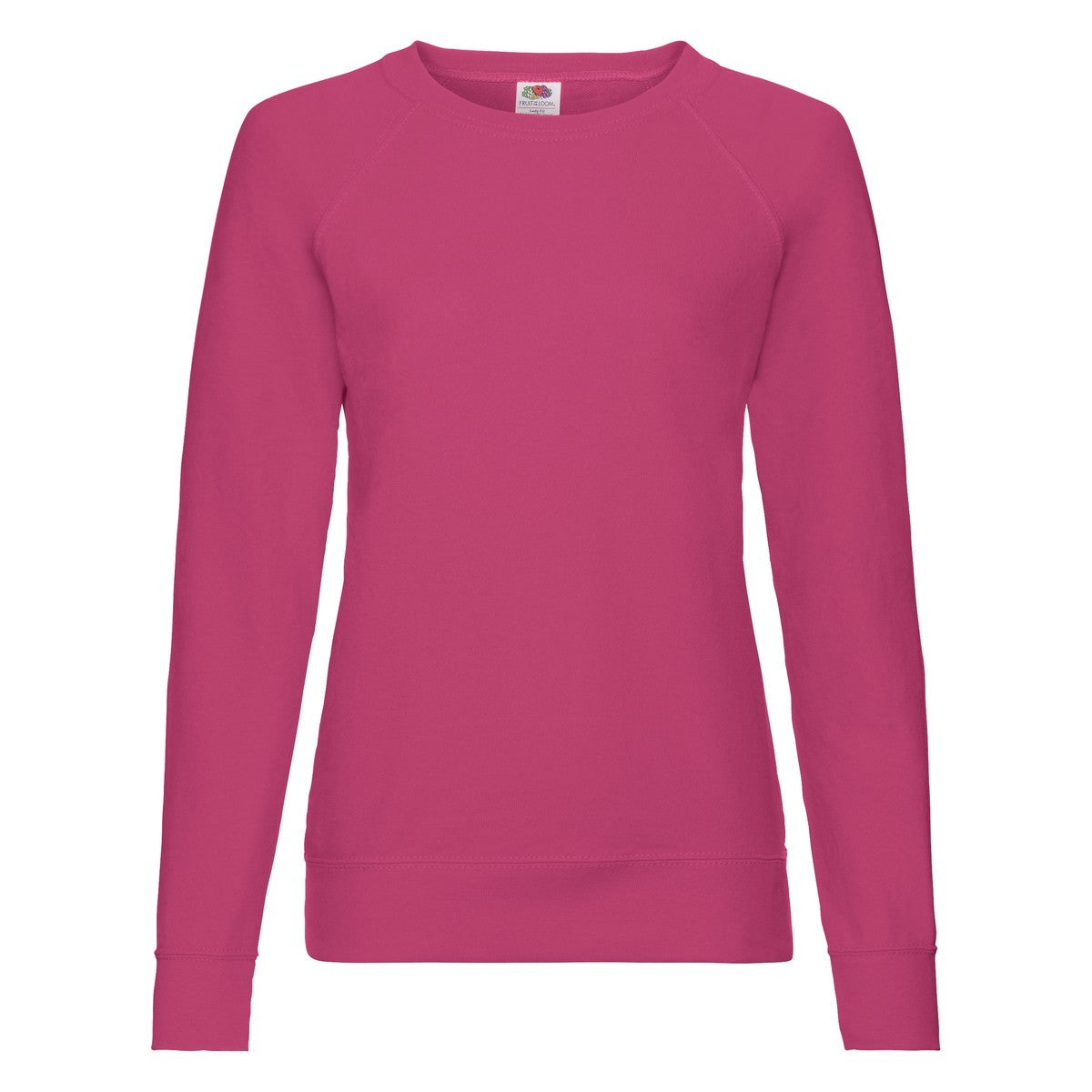 Felpa leggera donna French Terry girocollo raglan F62146