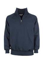Felpa 100% cotone collo zip IT553