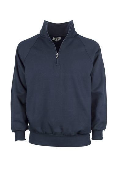 Felpa 100% cotone collo zip IT553