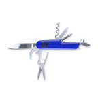 Coltellino multiuso colorato acciaio inox 31 4586