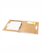 Cartellina in cartone riciclato con blocco e penna 31 3640