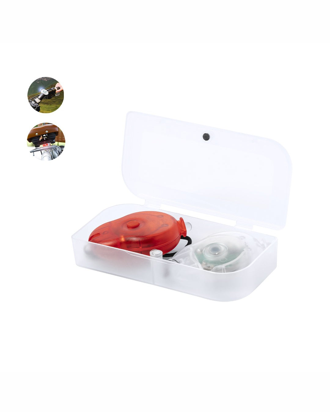 BOWEL Set 2 luci led di sicurezza per bici 31 1217